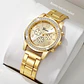 Reloj Geneva Diseño Dorado - Miniatura 6
