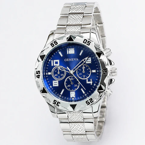 Relejo Geneva Diseño Plateado Elegante