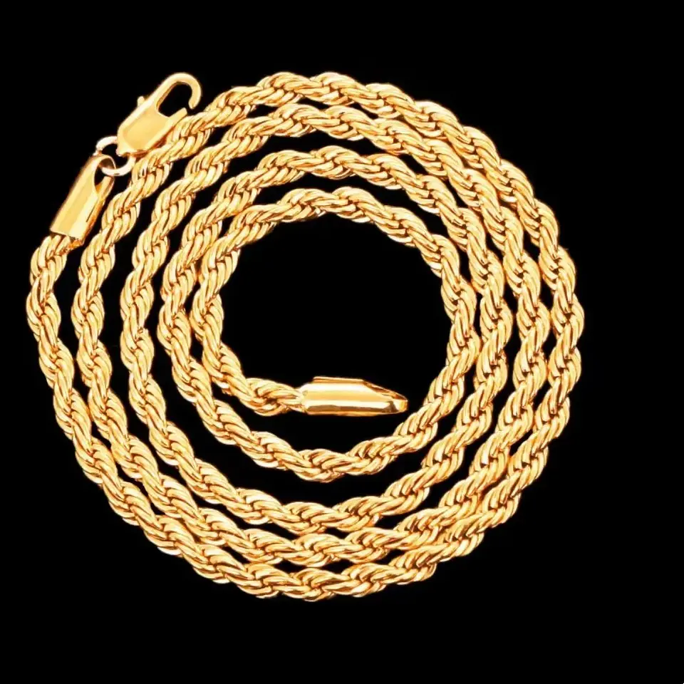 Cadena Diseño Tourbillon Bañada Oro 18k Calidad Premium 3