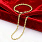 Pack Collar y Pulsera Tourbillon enchapado oro 18k Calidad - Miniatura 3