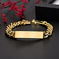 Pulsera Diseño Platina Chapado Oro 18k Calidad Premium - Miniatura 1