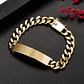 Pulsera Diseño Platina Chapado Oro 18k Calidad Premium - Miniatura 2