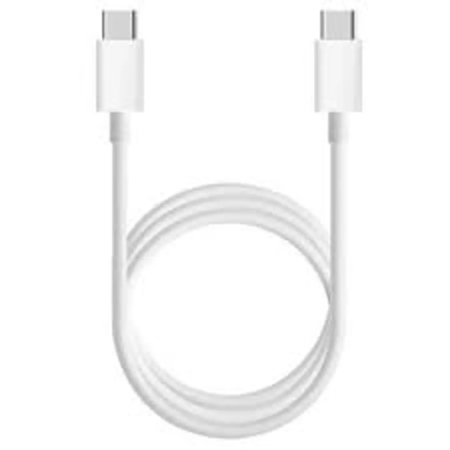 Cable Carga Rápida USB Tipo C 1m Blanco Conector Reforzado 1