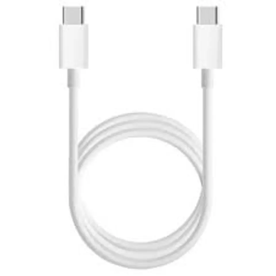 Cable Carga Rápida USB Tipo C 1m Blanco Conector Reforzado 1