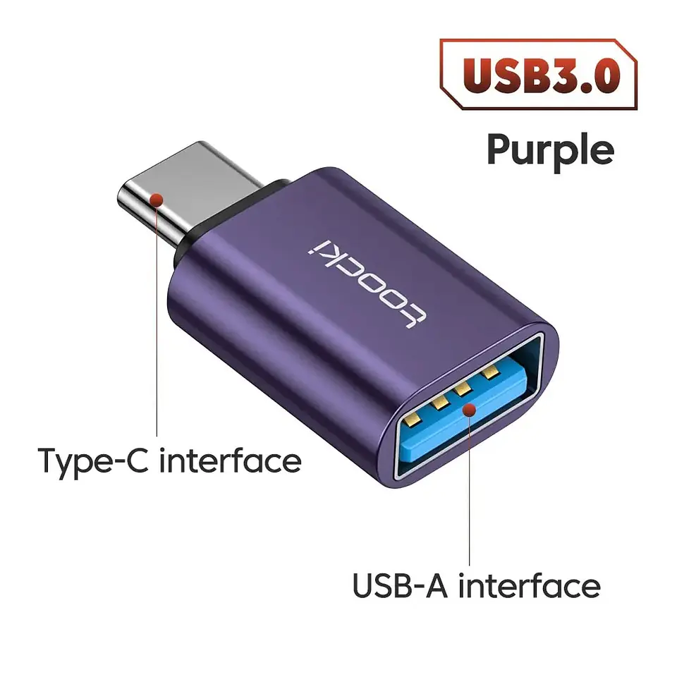 Adaptador Usb-c A Usb Carga Ultra Rápida 2