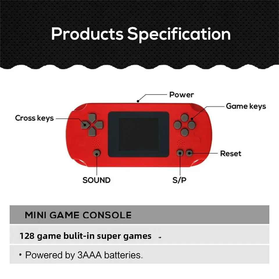 Consola De Videojuegos Portátiles Retro 5