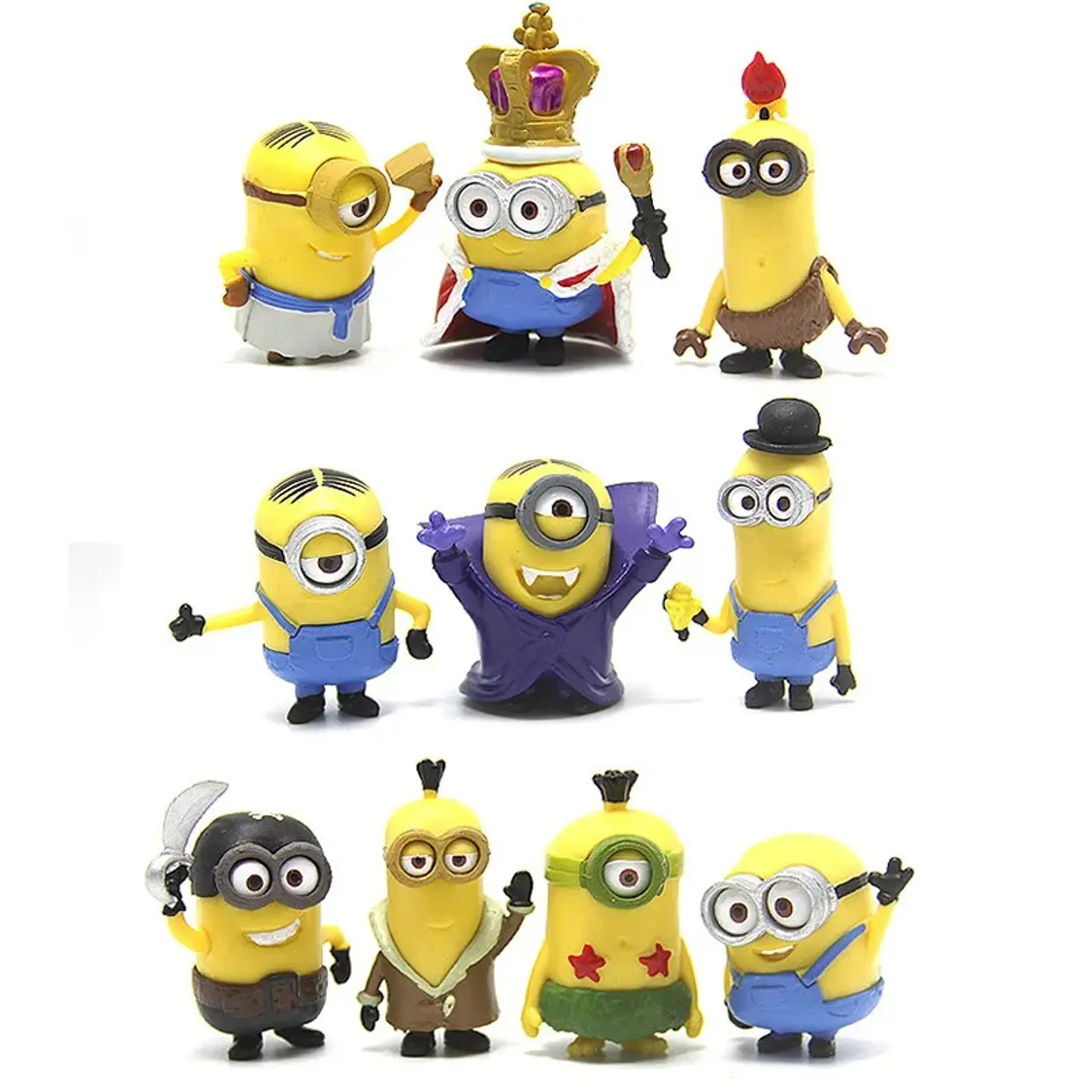 Figuras De Colección Minions 10 Unidades 3