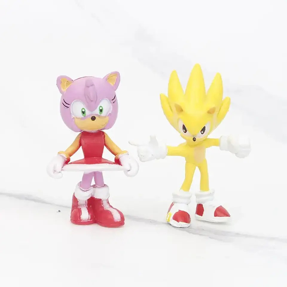 Figuras De Colección Sonic 6 Unidades 2
