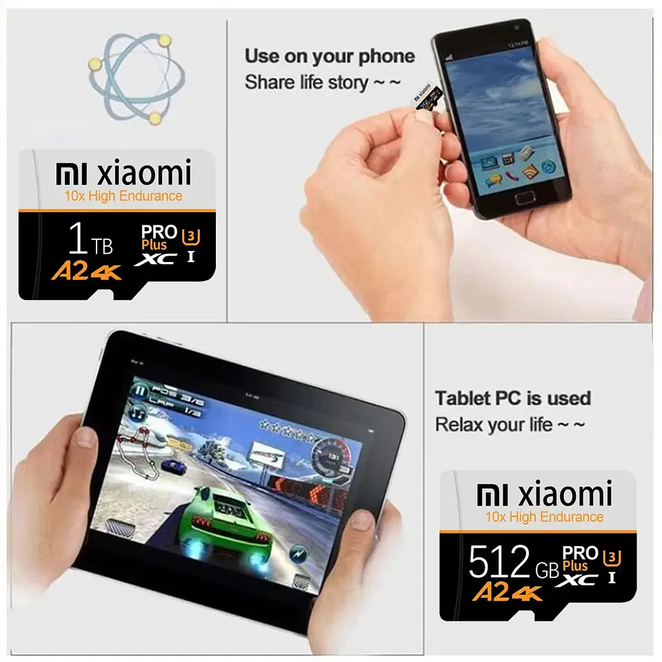 Tarjeta De Memoria Xiaomi 128 Gb Microsd Con Adaptador 3