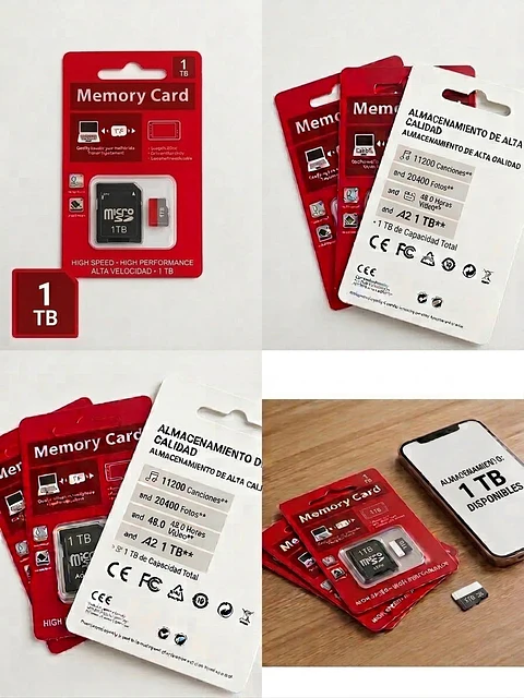 Tarjeta De Memoria Genérica De 1TB Con Adaptador