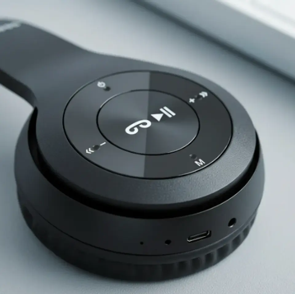 Audífonos Bluetooth Inalámbricos P47 Con Radio Fm, Mp3  3