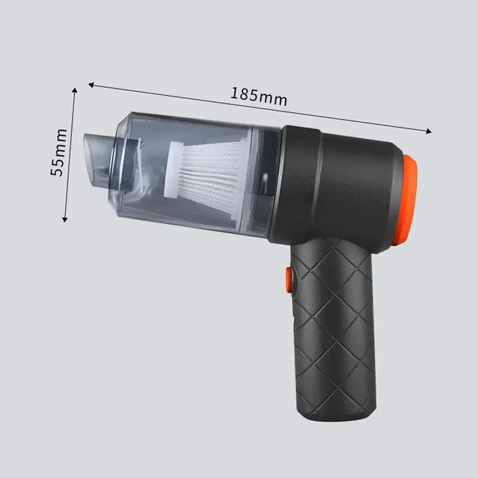 Mini Aspiradora Inalámbrica Usb 3 En 1 Negro 120w 3