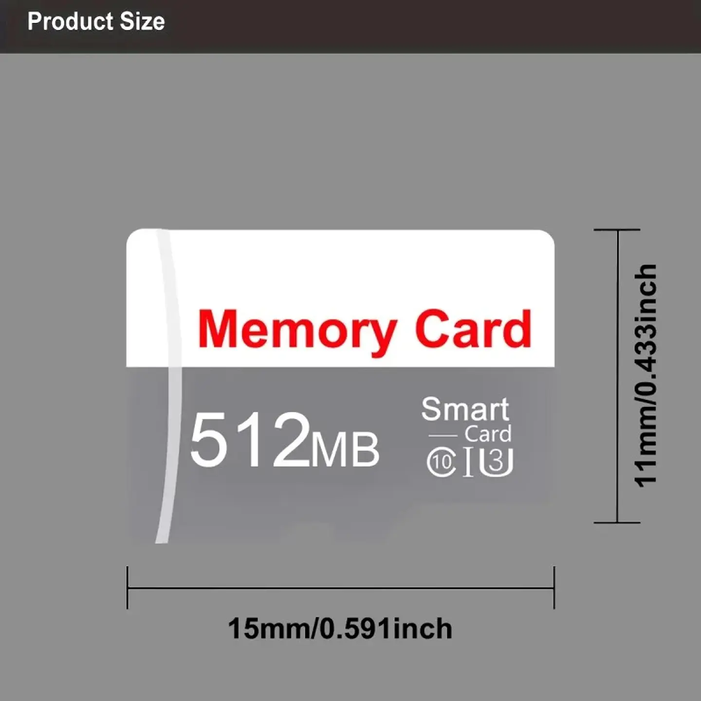 Tarjeta De Memoria Genérica 512 Mb Memory Card 3