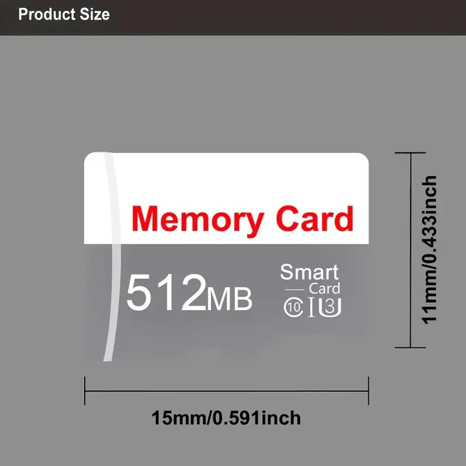 Tarjeta De Memoria Genérica 512 Mb Memory Card 3