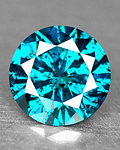 DIAMANTE  NATURAL AZUL DE 28 PUNTOS 