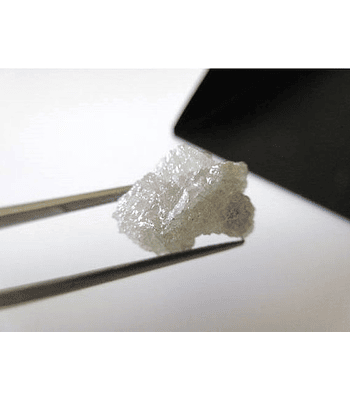 DIAMANTE EN BRUTO NATURAL ORIGEN AFRICA  COLOR BLANCO  16 CT  CERTIFICADO