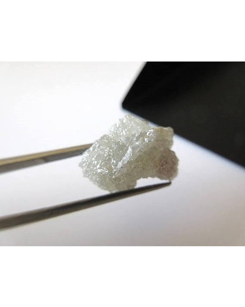 DIAMANTE EN BRUTO NATURAL ORIGEN AFRICA  COLOR BLANCO  16 CT  CERTIFICADO