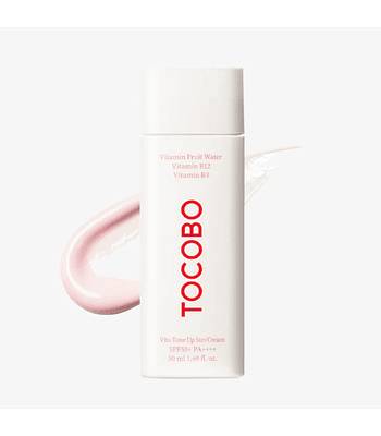 TOCOBO VITAMIN FRUIT WATER 51% VITAMIN B12 VITAMIN B3   VITA TONE UP SUN CREAM  SPF50+PA  ++++