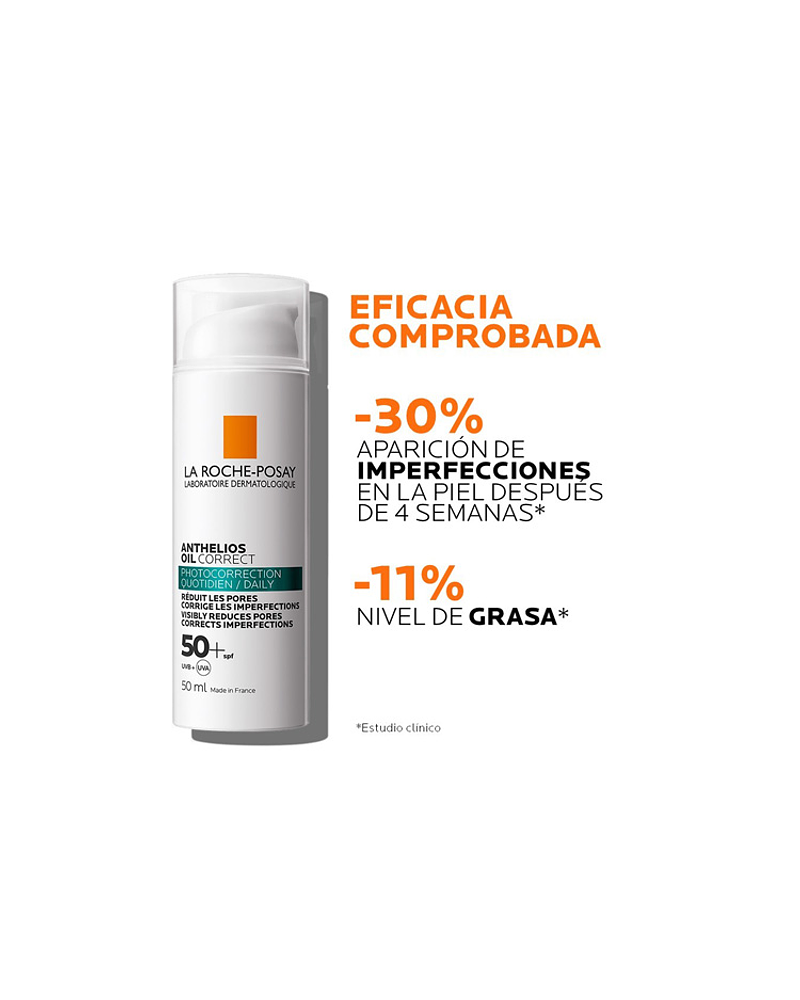 LA ROCHE -POSAY ANTHELIOS OIL CORRECT  50+ UVB 50 ML 