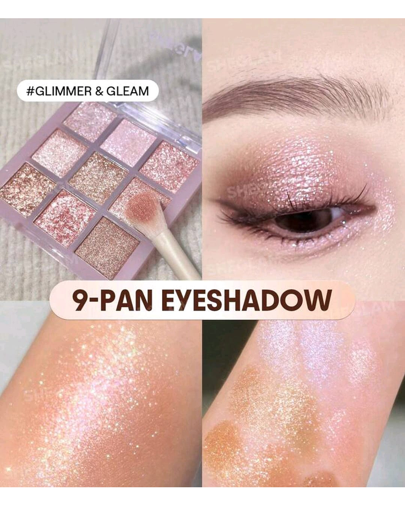 SHEGLAM SOMBRA DE OJOS 9 COLORES  