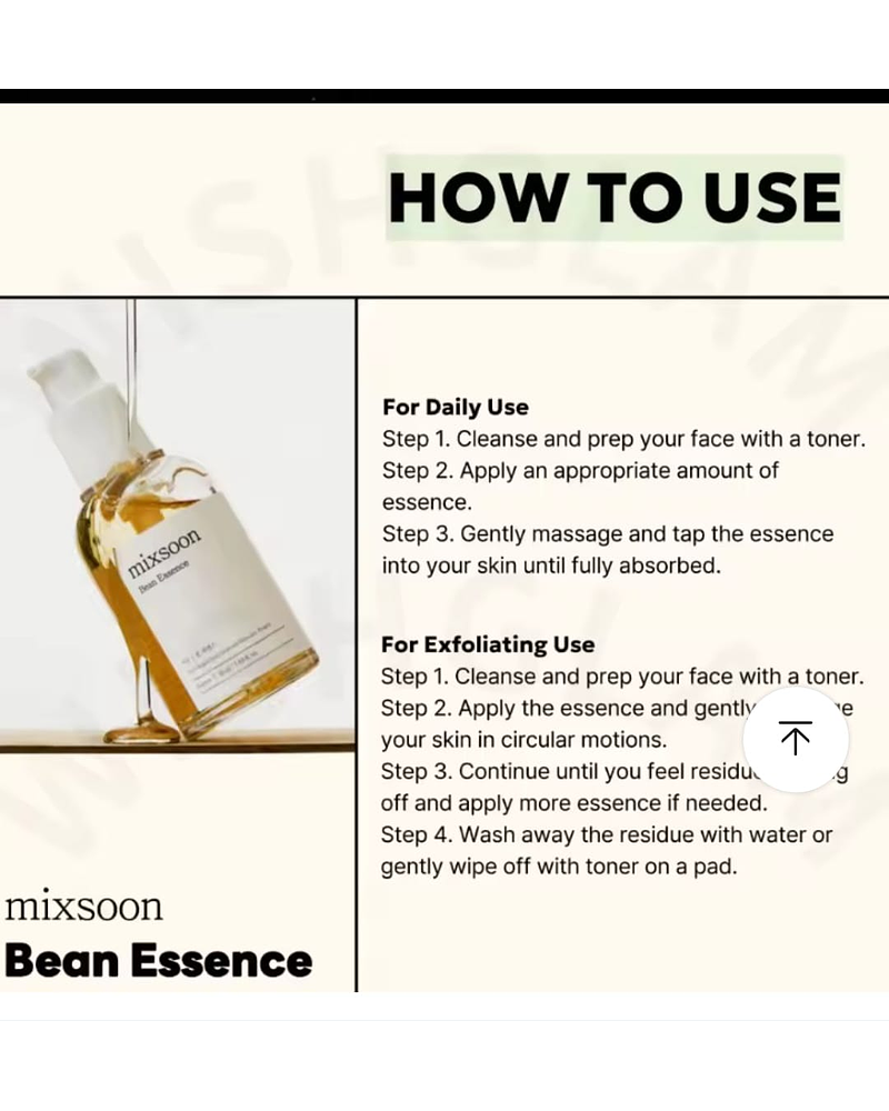 MIXSOON SERUM FACIAL BEAN ESSENCE 50ML