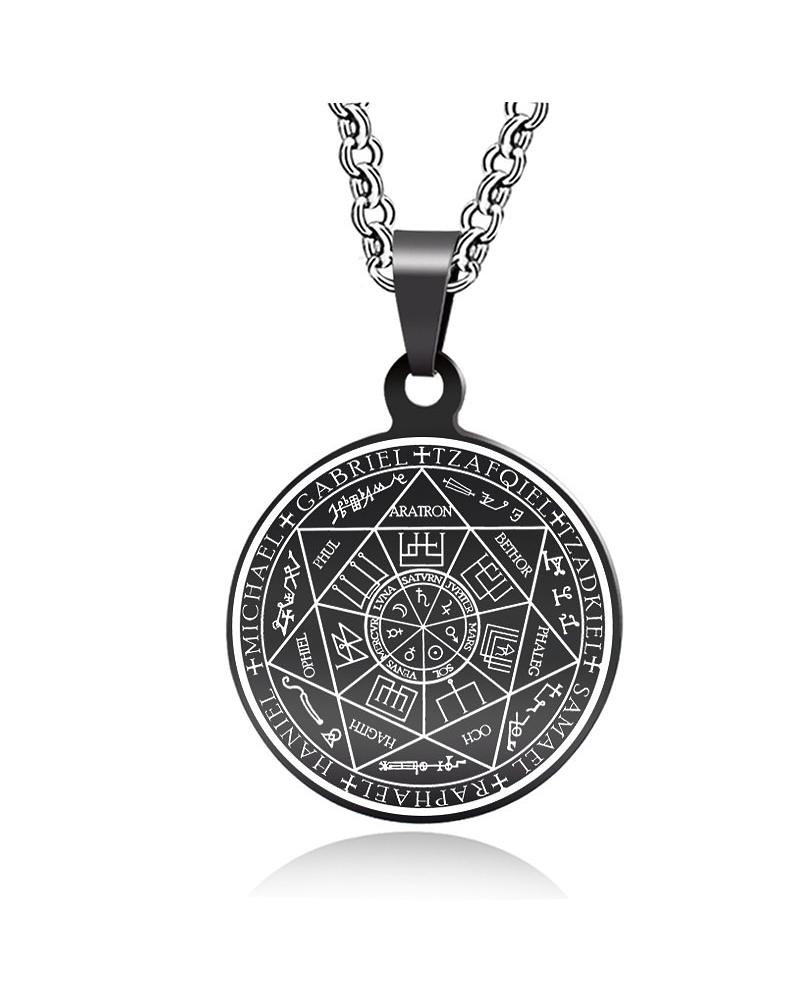 COLGANTE DE PROTECCION LOS 7 ARCANGELES  AMULETO 