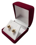AROS  DE ORO 18 K  BOLITAS DE 5 MM  