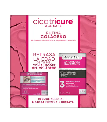  PACK  CICATRICURE AGE CARE RUTINA COLAGENO  