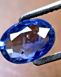 ZAFIRO  NATURAL  GENUINO DE CEYLAN  2,6 CT   FACETEADO 