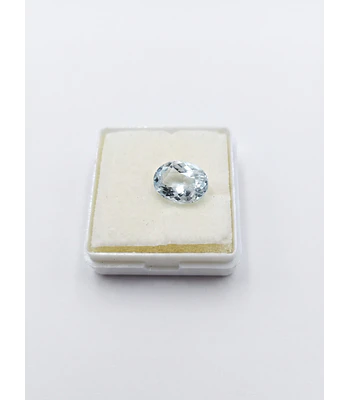  PIEDRA NATURAL DE AGUA MARINA  FACETEADA  2,86 CT  ORIGEN SANTA MARIA  