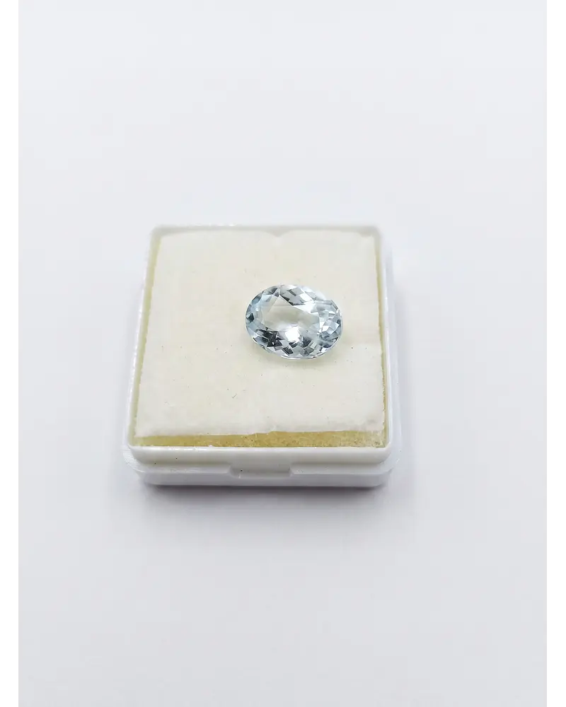  PIEDRA NATURAL DE AGUA MARINA  FACETEADA  2,86 CT  ORIGEN SANTA MARIA  