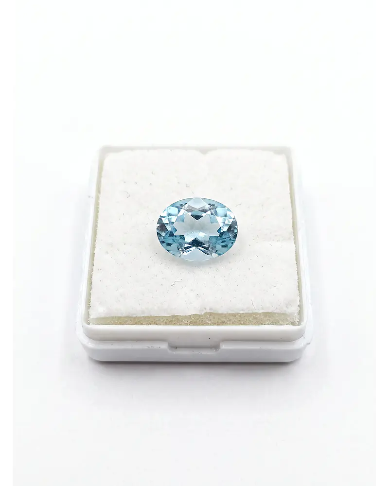  PIEDRA NATURAL DE AGUA MARINA  FACETEADA  2,86 CT  ORIGEN SANTA MARIA  