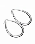 AROS DE PLATA 925 COLGANTE  DE 8 CM LARGO APROX 