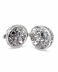 DIJE METALICO LLAMA ANGEL CON PIEDRA NATURAL OJO DE TIGRE 