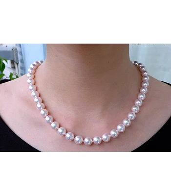 COLLAR DE PERLAS CULTIVADAS DE LOS MARES DEL SUR  45 CM LARGO  
