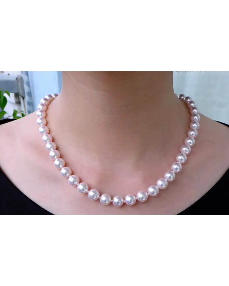 COLLAR DE PERLAS CULTIVADAS DE LOS MARES DEL SUR  45 CM LARGO  