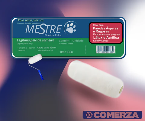 Rodillo pelo natural (no inluye el mango)