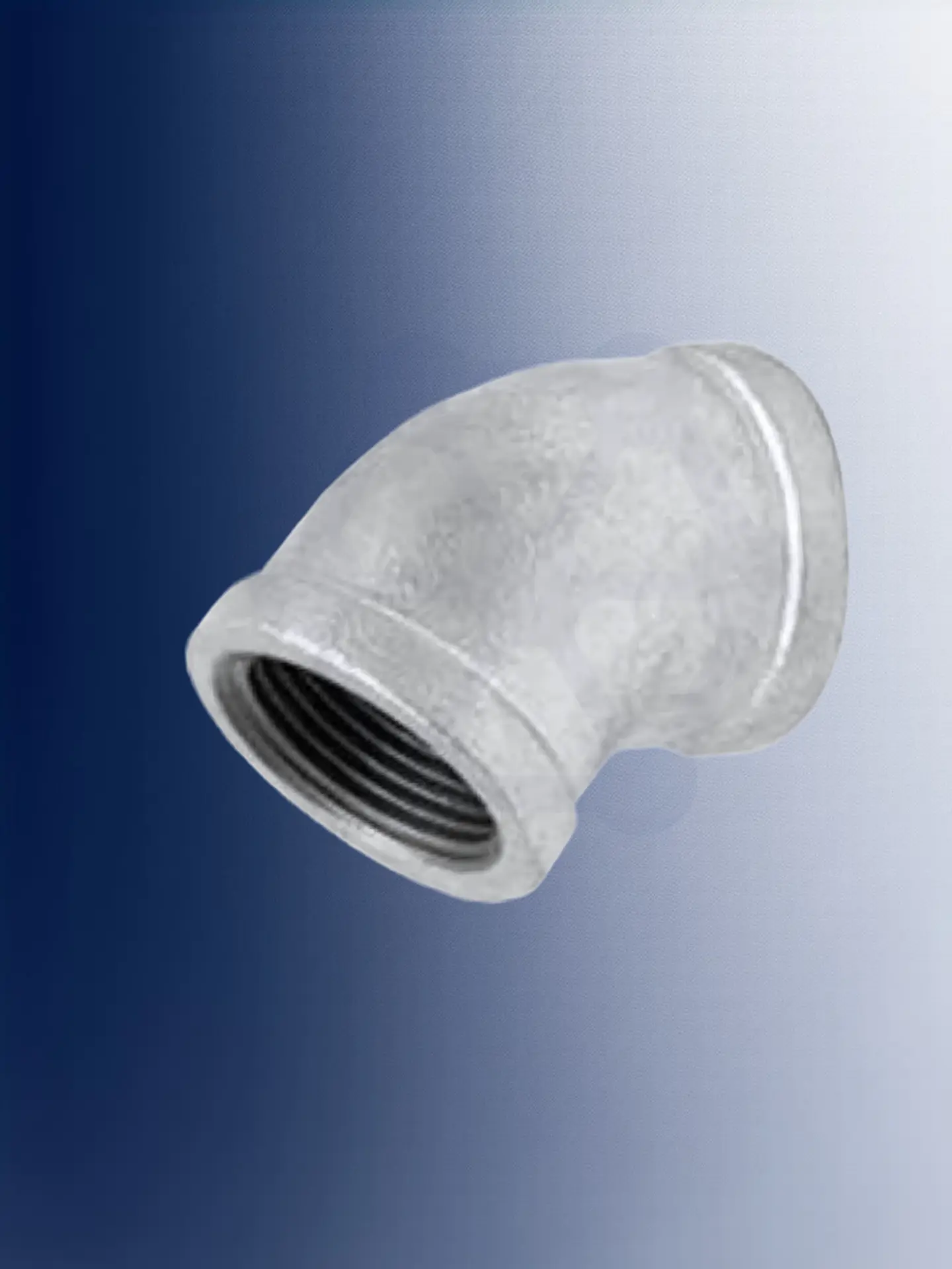 Codo Galvanizado en 45º 1