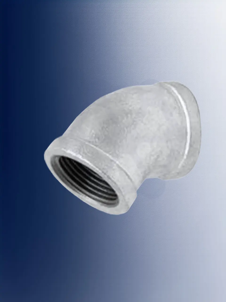 Codo Galvanizado en 45º 1