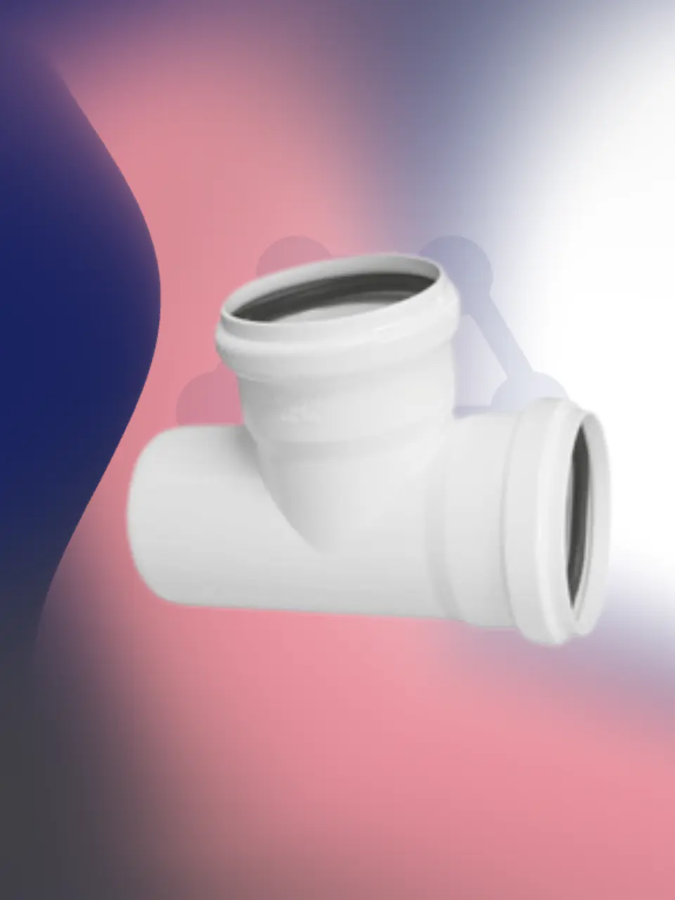 TEE SANITARIO BLANCO 160 MM * 110 MM 1