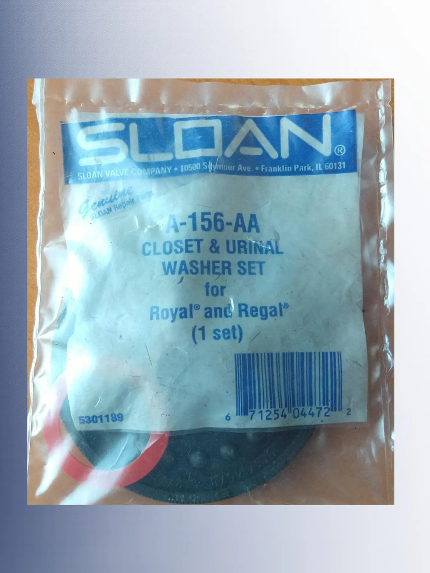 Kit A-156-AA Closet & Urinal Washer Set Sloan 1