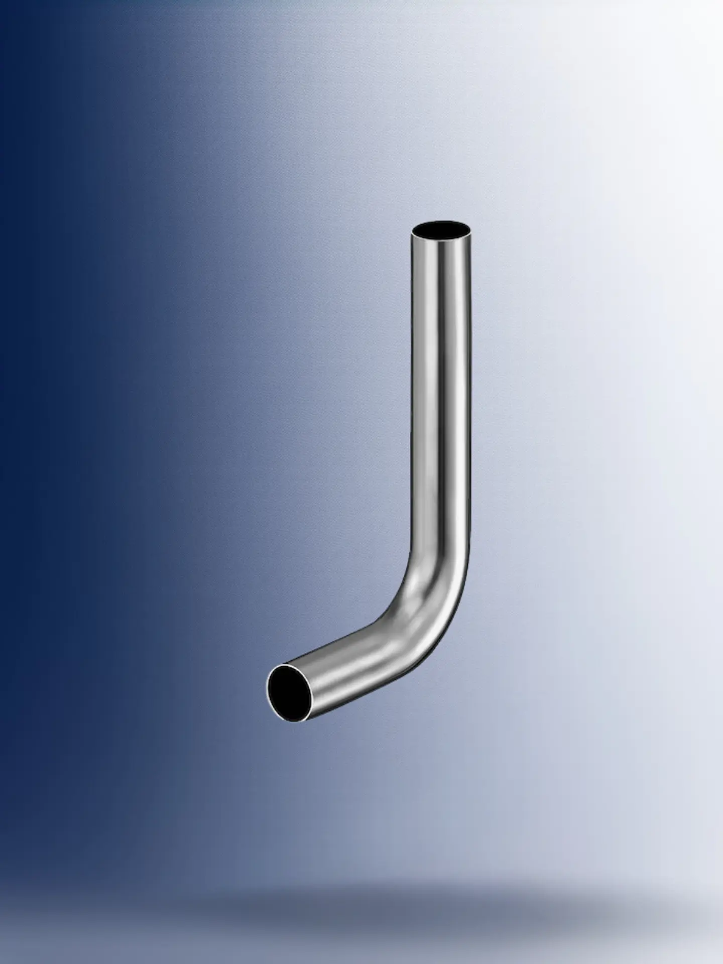 TUBO  CURVO Cromado 1.1/2” X 287mm X 125mm  (Flux. 120)  1