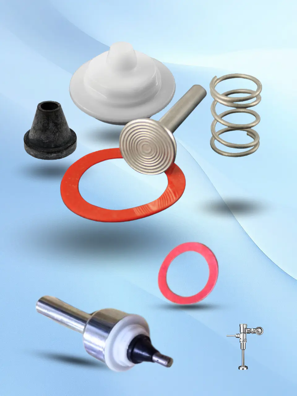 Pistón B-50-A para ser usado en conjunto con Manilla B-32-A, kit reparación, <b>se venden por separado</b> 1