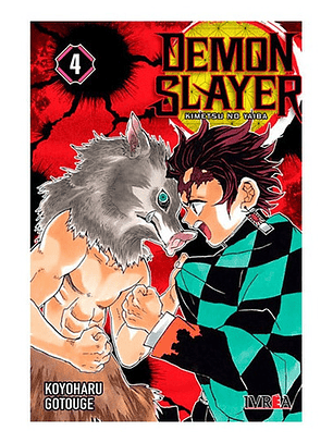 Manga Demon Slayer Kimetsu No Yaiba Vol. 4 