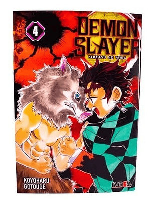 Manga Demon Slayer Kimetsu No Yaiba Vol. 4 