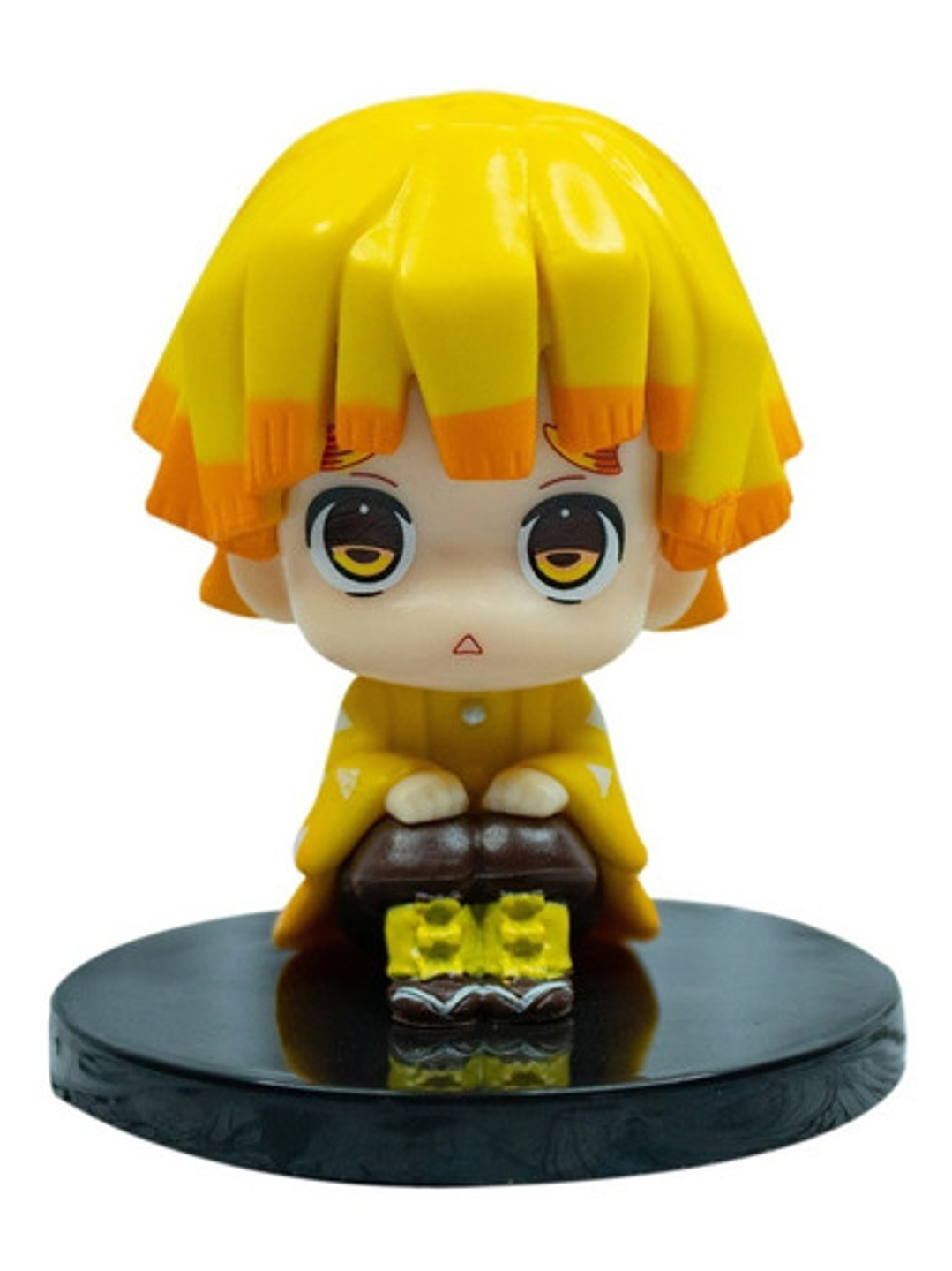Figura De Acción Zenitsu Chibi Demon Slayer Kimetsu No Yaiba 1