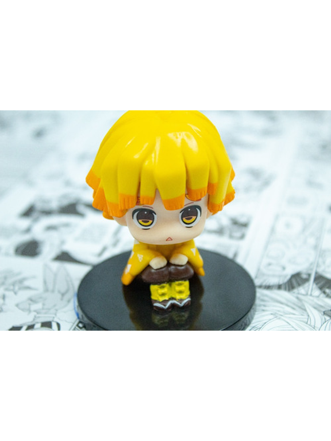 Figura De Acción Zenitsu Chibi Demon Slayer Kimetsu No Yaiba 3