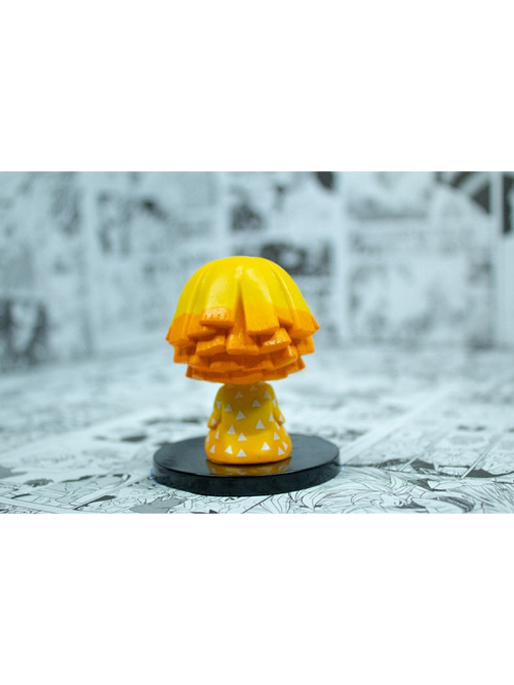 Figura De Acción Zenitsu Chibi Demon Slayer Kimetsu No Yaiba 6