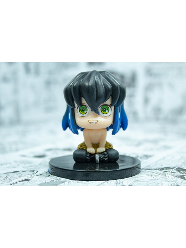 Figura De Acción Inozuke Chibi Demon Slayer Kimetsu No Yaiba 2