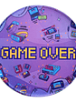 Mouse Pad Gaming Redondo Game Over Kawaii 20cm - Miniatura 1